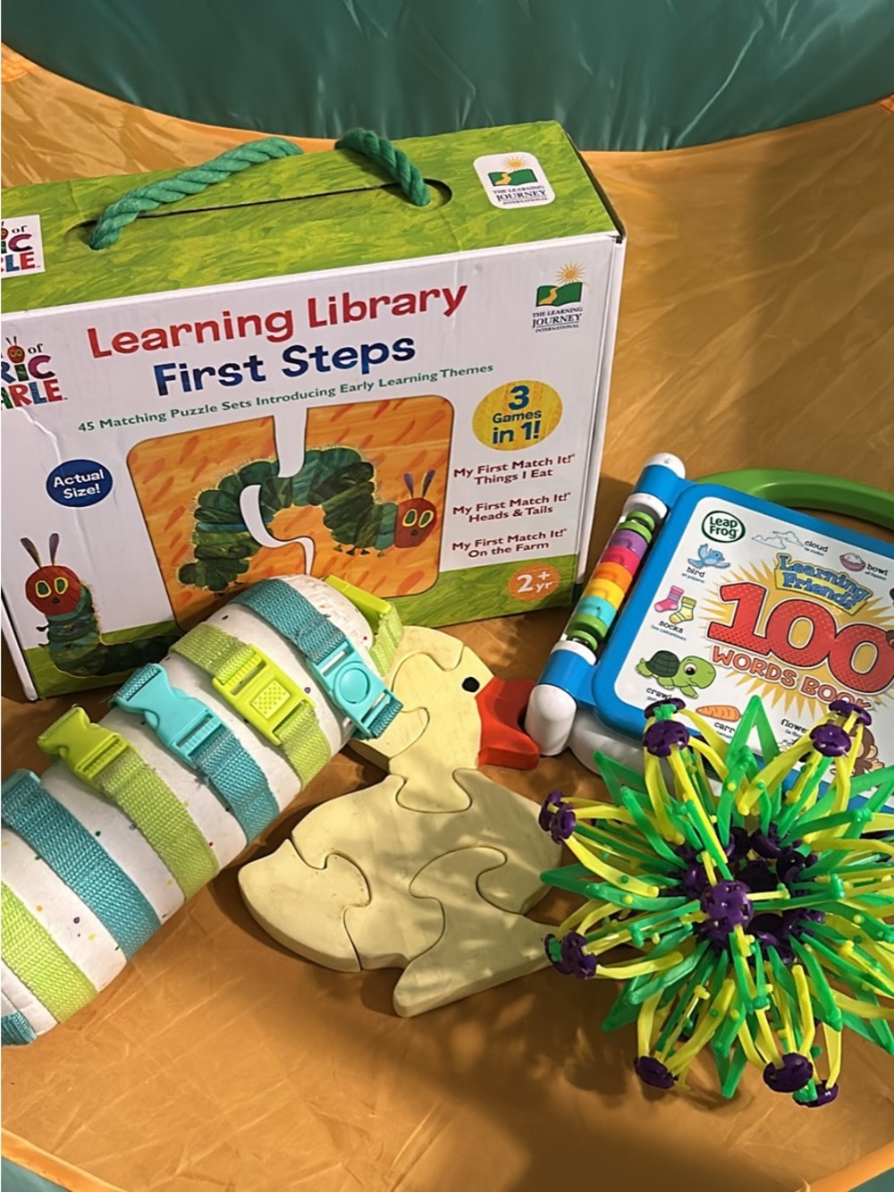 Learning Library First Steps Toy Set - Green and Yellow by